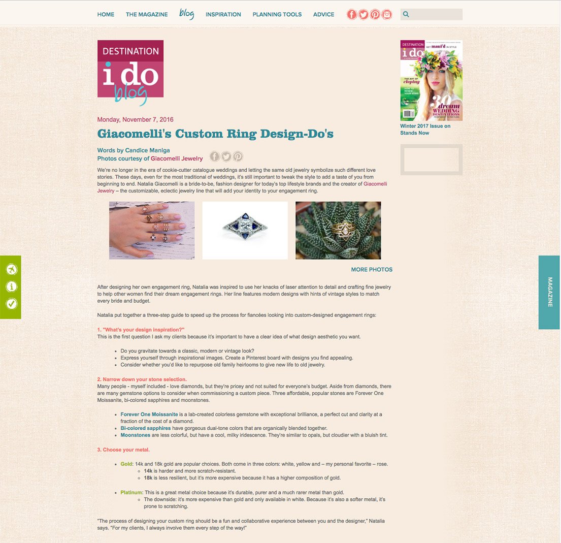 Destination I Do Blog - November 2016