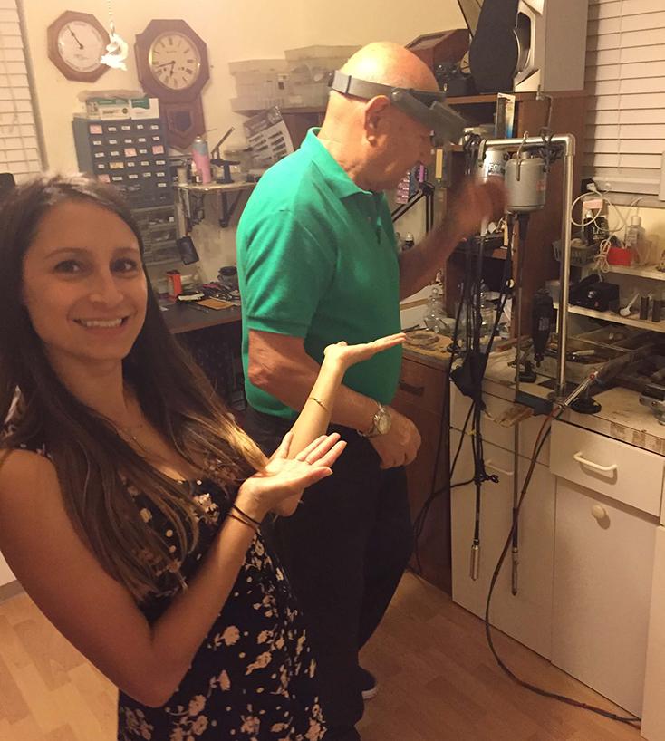 working on Jewelry making