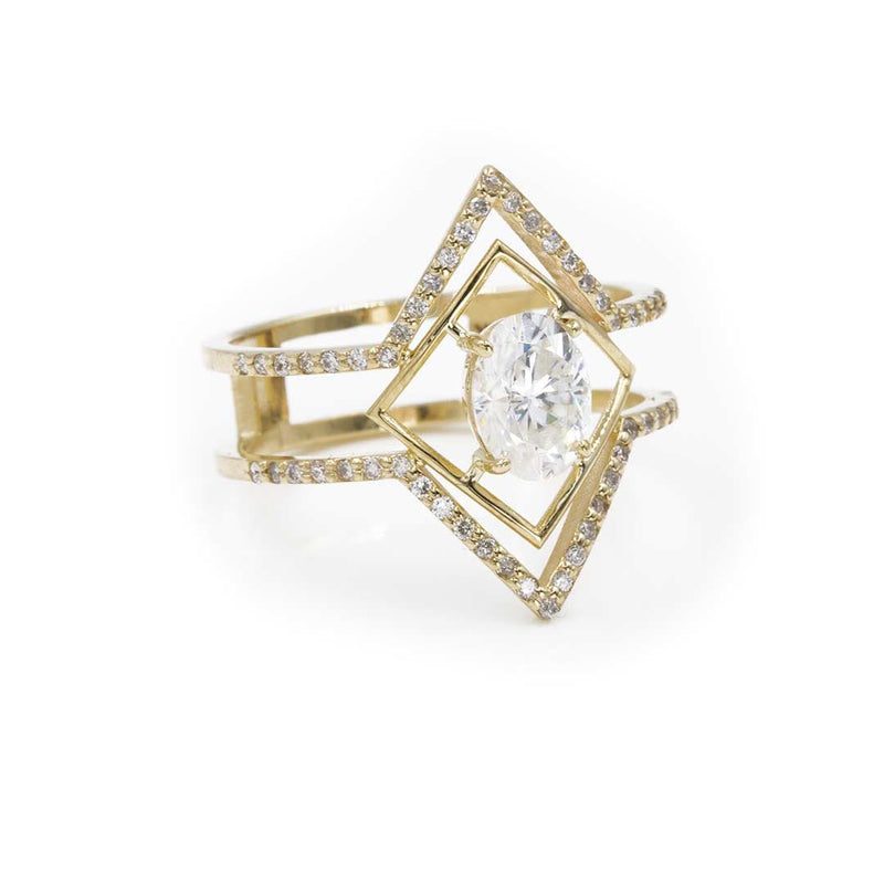 Square Stack Rings Shop Affordable Unique and Custom Diamond Engagement Rings! - Giacomelli
