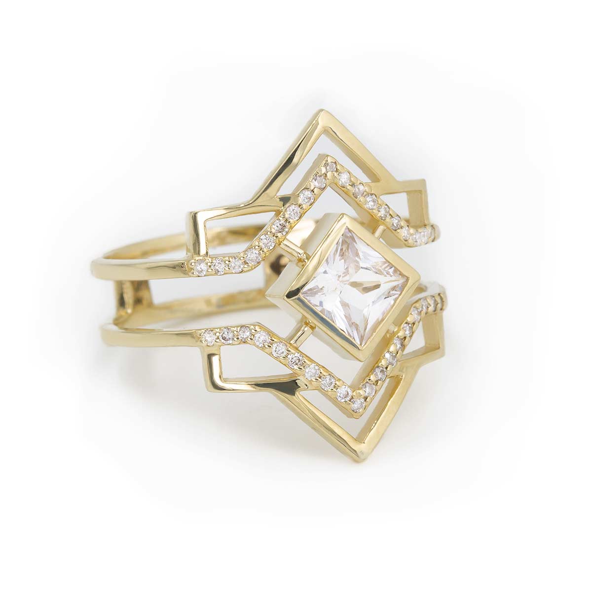 Stella Stack Ring | Diamond | Giacomelli Jewelry