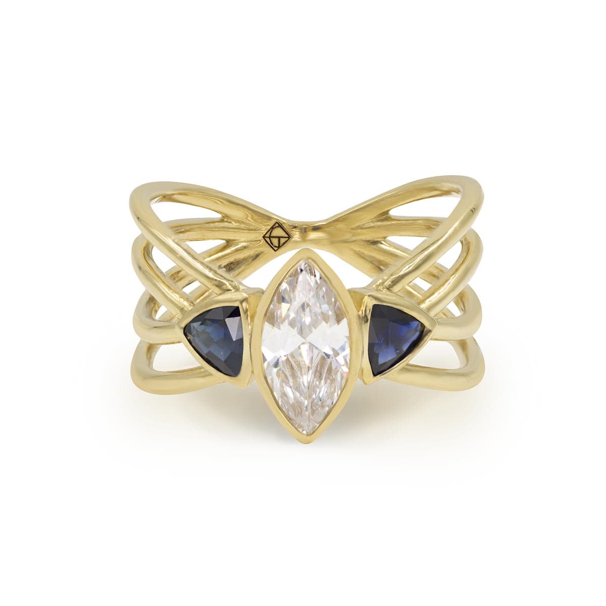 Aphrodite - Unique Marquise Diamond Engagement Ring